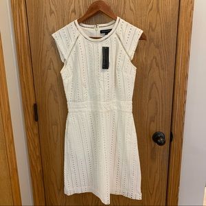 NWT Banana Republic white eyelet dress